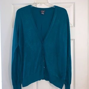 Teal Cardigan